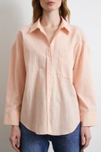 Filamingi Çizgili Gömlek Pudra thumbnail 2