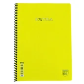 kareli 96 yaprak spiralli defter plastik kapak a4 boy - 6