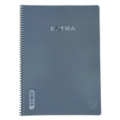 kareli 72 yaprak spiralli defter plastik kapak a4 boy - 8