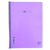 kareli 72 yaprak spiralli defter plastik kapak a4 boy - 3