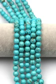 Turkuaz Doğal Taş Dizi 8 mm Küre Kesim thumbnail 1