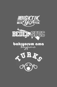 Oto Arka Cam Sticker  40*20 Cm BEYAZ MODEL:5 - 1