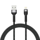 Lightning - USB Dayanıklı File Örgü Hızlı Şarj Kablo 1m - 1
