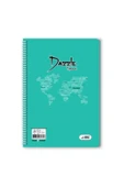 40 yaprak çizgisiz / düz spiralli defter a4 boy(1 adet ) - 4