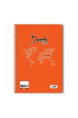 40 yaprak çizgisiz / düz spiralli defter a4 boy(1 adet ) - 2