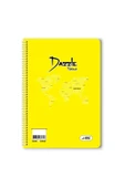 40 yaprak çizgisiz / düz spiralli defter a4 boy(1 adet ) - 6