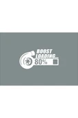 Boost Loading Oto Sticker Beyaz 20*10 Cm - 1