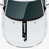 Bmw X6 İçin Uyumlu Aksesuar Oto Kaput Şerit Sticker - 1