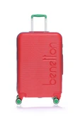 United Colors Of Benetton 3'lü Valiz Seti Kırmızı BNT500 thumbnail 2
