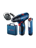 Bosch Professional GSR 120-LI 2 Ah Çift Akülü Vidalama ve GLI 12V-300 Lamba - 06019G8004 - 1