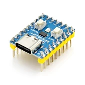 Raspberry Pi Zero RP2040 Dual Core 133Mhz 2Mb Modül  Arm Cortex-M0+ 264Kb Type C Mini Bilgisayar Micropython Ws2812 Rgb Led Micro Kontrolör Geliştirme Kartı thumbnail 1