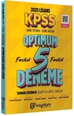 Saydam Yayınları 2025 KPSS Genel Yetenek Genel Kültür Optimum 5 Deneme - 1