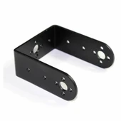 Uzun U Servo Motor Metal Montaj Parçası Braket MG995 MG996R S3003 TD-8120MG Alüminyum Tutucu Robot Kol Araba Direksiyon Bot RC Aksesuarı Cnc Ptz thumbnail 6