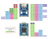 Raspberry Pi Zero RP2040 Dual Core 133Mhz 2Mb Modül  Arm Cortex-M0+ 264Kb Type C Mini Bilgisayar Micropython Ws2812 Rgb Led Micro Kontrolör Geliştirme Kartı thumbnail 8