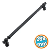 Çekmece Mutfak Mobilya Metal Dolabı Dolap Kapak Kulpu Kulpları Kulbu 288 mm Siyah thumbnail 1