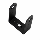 Uzun U Servo Motor Metal Montaj Parçası Braket MG995 MG996R S3003 TD-8120MG Alüminyum Tutucu Robot Kol Araba Direksiyon Bot RC Aksesuarı Cnc Ptz thumbnail 3
