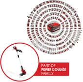 Einhell GE-CT 18 Li - Solo, Akülü Kenar Kesme (Akü ve şarj cihazı dahil değildir) - 3411172 - 2