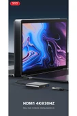 Xo Usb-c Dock Istasyonu,hub011,4k 30hz Hdmı,usb 3.0,100w Pd Şarj Desteği,5 Gbps Veri Aktarma - 3