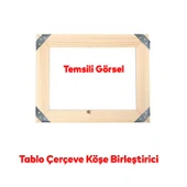 8 Adet Mobilya Eşya Dolap Köşe Birleştirme Duvara Sabitleyici Bağlantı Aparatı Köşebent Gönye Metal - 6