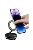 Coverzone Kablosuz Araç Içi Telefon Tutucu Araç Içi Montaj Güçlü Vakumlu Manyetik Telefon Tutucu K11 thumbnail 1