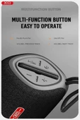 Xo 360° Bluetooth Hoparlör F38,bt V5.1,1200mah Batarya,57mm Hoparlör Ünitesi,tf Kart & Fm Radyo - 4