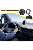 Coverzone Kablosuz Araç Içi Telefon Tutucu Araç Içi Montaj Güçlü Vakumlu Manyetik Telefon Tutucu K11 thumbnail 5