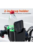 Coverzone Bisiklet Motosiklet ve Scooter için Gidon Uyumlu Bardak ve Telefon Tutucu Universal Model HT-506 - 5