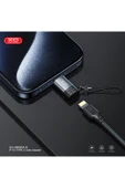 Xo USB-C to Lightning Dönüştürücü Adaptör NB263A, 27W Hızlı Şarj, Veri Aktarımı, Siyah thumbnail 1