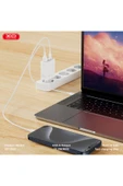 Xo CE23 Çoklu Hızlı Şarj Adaptörü,4 Cihaza Kadar Şarj,3 Type-C 1 Usb-A,65W Max Power,Akım Korumalı - 3