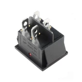 16A 250V On / Off Anahtar  Latch 4 Pin Buton Yüksek Akım Kcd4 Led Işıklı Switch Panel Tip Montaj Kutu Güç Kontrol Makine Motor Araba - 7