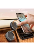 Coverzone Kablosuz Araç Içi Telefon Tutucu Araç Içi Montaj Güçlü Vakumlu Manyetik Telefon Tutucu K10B thumbnail 3