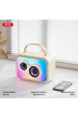 Xo Bluetooth Kablosuz Hoparlör Karaoke Mikrofonu F54,20W,3000mAh,TWS Eşleştirme,FM Radyo,TF Kart,RGB - 3
