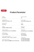 Xo CE12 Çoklu Hızlı Şarj Adaptörü|1 Adet Lightning Kablo|2 Cihaz Şarj|1 Type-C 1 Usb-A|20W Max Power thumbnail 3