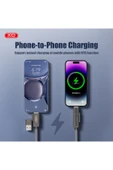 Xo 4'ü 1 Arada Şarj Kablosu NB275,60W Hızlı Şarj,Lightning/Type-C/MicroUSB,Silikon Kaplama,Çinko Alaşım thumbnail 4