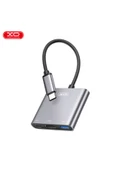 Xo Usb-c Dock Istasyonu,hub011,4k 30hz Hdmı,usb 3.0,100w Pd Şarj Desteği,5 Gbps Veri Aktarma - 1