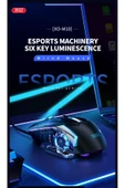 Xo Rgb Işıklı Hassas Dpi Ayarlı Mekanik Hisli Hasır Kablolu Profesyonel Gamer Oyuncu Mouse - 3
