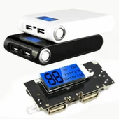 Powerbank Devresi Lcd Ekranlı 5V 1A Dual Usb Çıkış  Micro Usb Giriş Lityum Lion 18650 Pil Şarj Mobil Taşınabilir Güç Kaynağı Batarya Telefon thumbnail 5