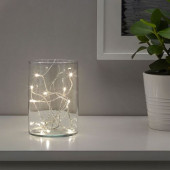 IKEA LEDFYR AYDINLATMA ZİNCİRİ DEKORATİF IŞIKLI LED 2.1 M - 1