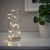 IKEA LEDFYR AYDINLATMA ZİNCİRİ DEKORATİF IŞIKLI LED 2.1 M - 3
