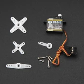 EMAX ES9251 II 4gr Dijital Servo Motor  Mini Plastik Dişli 0.25kgcm Tork RC Uçak Drone Robot Kol Araba Bot Uçuş Yön Kontrol thumbnail 3