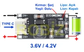 TP5000 1A 3.6V Lipo Lifepo4 Pil Şarj Modülü  1S 4.2V Lityum Li-Ion Batarya Akü Mp3 Mp4 Tablet Pda Telefon Telsiz - 8