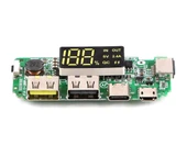 Powerbank Devresi Ekranlı 5V 2.4A Dual Usb Çıkış  Type C Micro Usb Giriş Lityum Lion 18650 Pil Şarj Mobil Taşınabilir Güç Kaynağı Batarya Telefon thumbnail 7