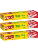 Koroplast Streç Film Kesme Bıçağı Hediyeli 100 M x 3 Paket thumbnail 1