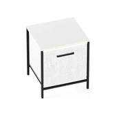 Çocuk Dolap 1 Çekmeceli Komodin Sehpa Gri 1597 - 5