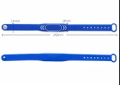 125Khz Rfid Manyetik Bileklik Mavi  Su Geçirmez Silikon Proximity Göstergeç 125 Khz Kapı Geçiş Personel Takip Depo Havuz EM4100 - 8