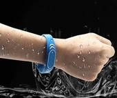 125Khz Rfid Manyetik Bileklik Mavi  Su Geçirmez Silikon Proximity Göstergeç 125 Khz Kapı Geçiş Personel Takip Depo Havuz EM4100 - 2