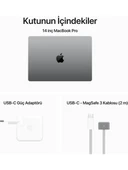 Apple MacBook Pro M3 8GB 512GB SSD macOS 14" Taşınabilir Bilgisayar Uzay Grisi MTL73TU/A - 3