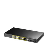 Cudy GS2028PS4-300W 24 Port GE 41G SFP&RJ45 Combo 19" 1U Çelik Layer2 Yönetilebilir POE+ Switch - 1