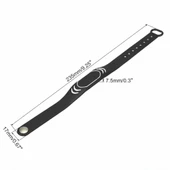 125Khz Rfid Manyetik Bileklik Siyah  Su Geçirmez Silikon Proximity Göstergeç 125 Khz Kapı Geçiş Personel Takip Depo Havuz EM4100 - 8