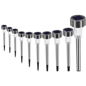 Metal Gövdeli Solar Bahçe Lambası 10 lu Paket - 1